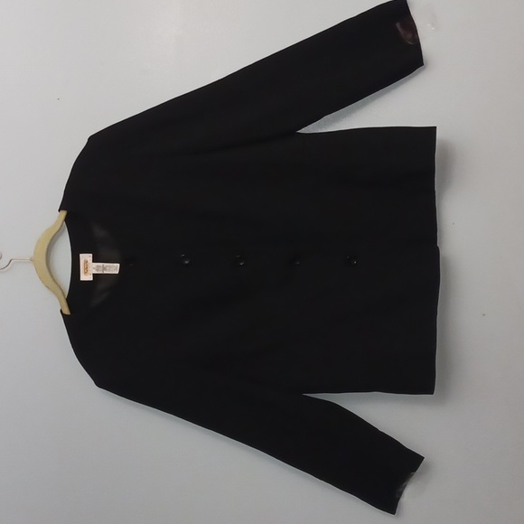 Talbots Petite size 16 women's black long sleeves blazer jacket. - Picture 1 of 17